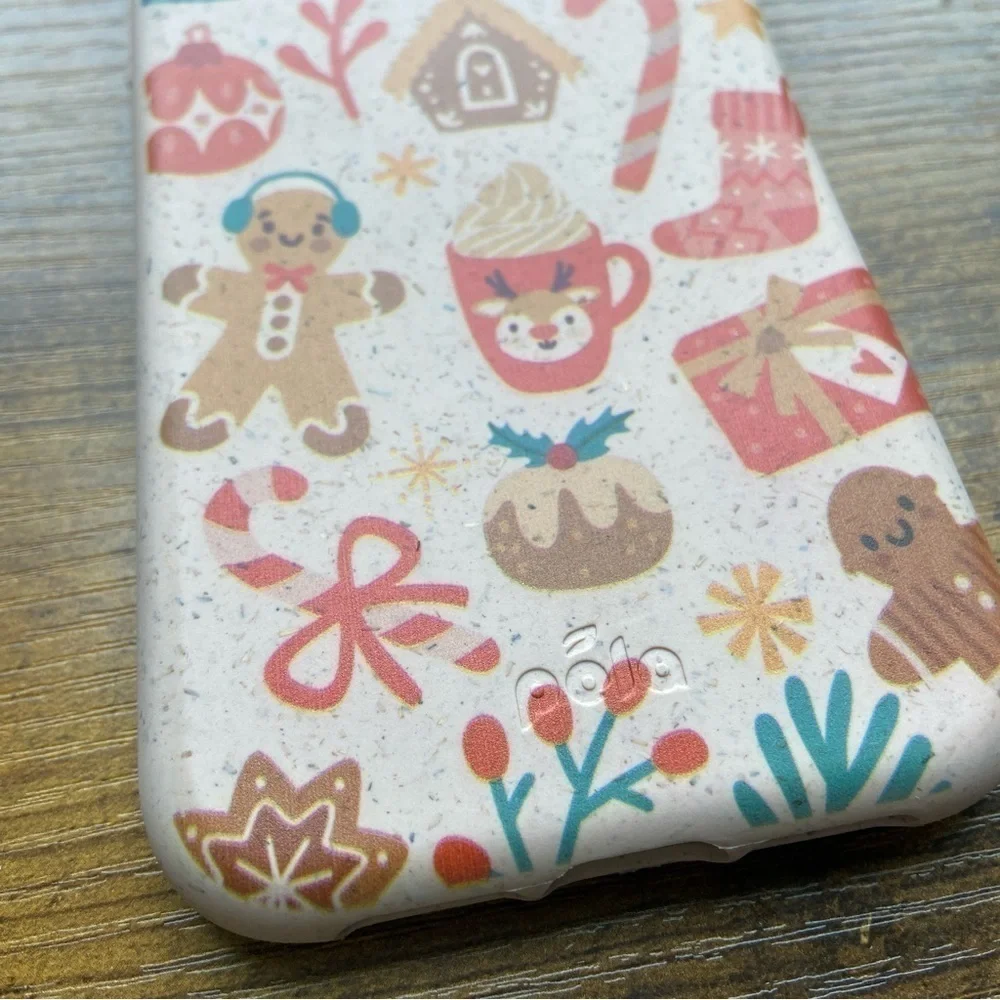 NWT Pela Festive Holiday Gingerbread iPhone Case